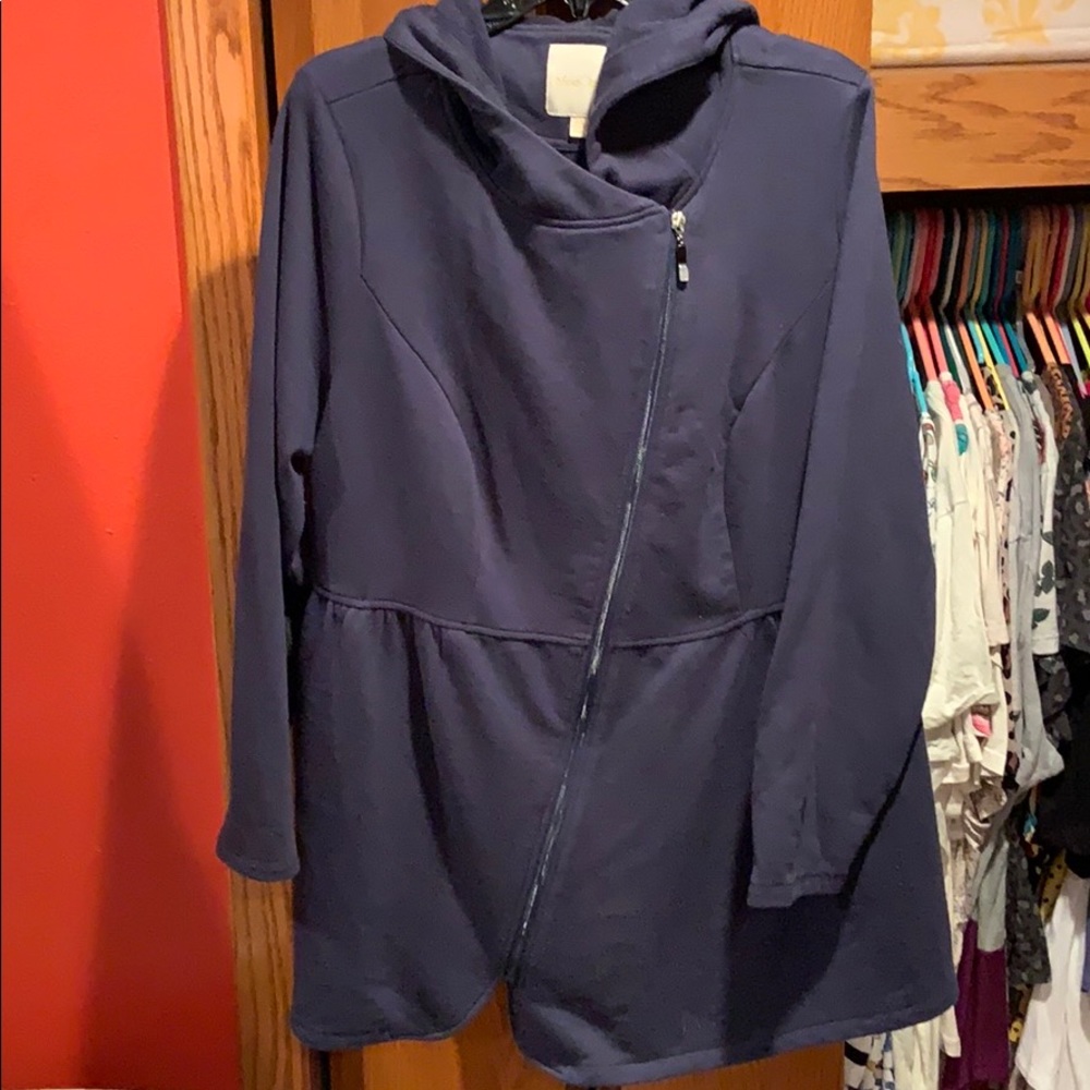 Asymmetrical zipper jacket!